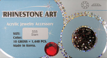 Rhinestone Art Color Siam /1440ct