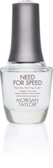 Morgan Taylor Nail Lacquer Need For Speed Top Coat - .5oz