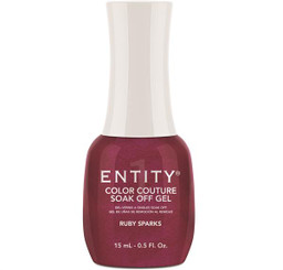 Entity Color Couture Soak Off Gel RUBY SPARKS - 15 mL / .5 fl oz