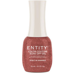 Entity Color Couture Soak Off Gel STRUT IN SHIMMER - 15 mL / .5 fl oz