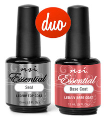 NSI Essential Seal LED/UV DUO Top & Base Coat - 15 ml (1/2 Fl. Oz.)