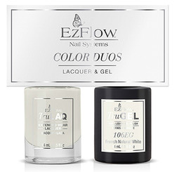 EzFlow TruGel Polish French Natural White Dou 106ED - 14 mL / 0.5 fl oz