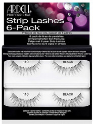 Ardell Strip Lashes 6-Pack - 110 Black