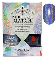 LeChat Perfect Match Spectra Gel Polish + Nail Lacquer Gravity - 5oz