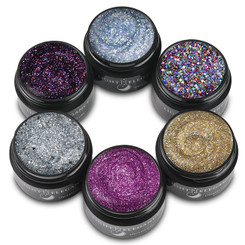 Light Elegance UV/LED Glitter Gel Winter 2021 It’s All About Me Collection - 6 PC