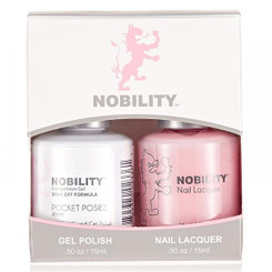 LeChat Nobility Gel Polish & Nail Lacquer Duo Set Pocket Posies - .5 oz / 15 ml