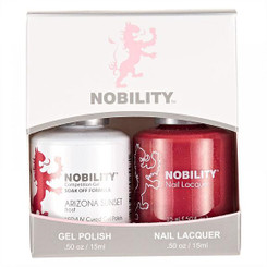 LeChat Nobility Gel Polish & Nail Lacquer Duo Set Arizona Sunset - .5 oz / 15 ml