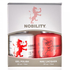 LeChat Nobility Gel Polish & Nail Lacquer Duo Set Girl Talk - .5 oz / 15 ml