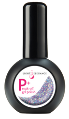 Light Elegance P+ Glitter Gel Polish  In My Happy Place - 15 ml