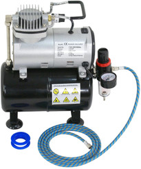 Pro 1/5 HP Airbrush Air Compressor w/ 3L Tank Pro 1/5 HP Airbrush Air Compressor w/ 3L Tank