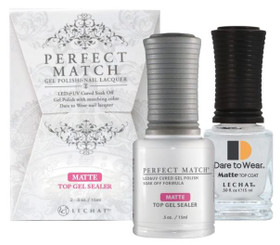 LeChat Matte Top Gel Sealer Set - .5 oz / 15 mL