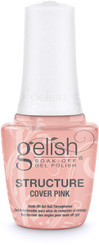 Gelish Soak Off Nail Strengthener Structure Cover Pink - 0.5 fl oz