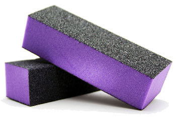 Premium 3-Way Buffer - Purple Buffer / Black Grit
