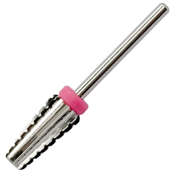 Titanium Volcano Tapered Carbide Bit - (3X COARSE / SILVER) 3/32" Shank
