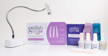 Gelish Soft Gel Bundle Medium Coffin Kit