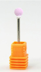 Pink Ceramic Stone Nail Drill Bit Ball Shape - 3/32" (P6)