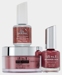 ibd Gel & Dip & Lacquer Trio Set Summer Cinnamon