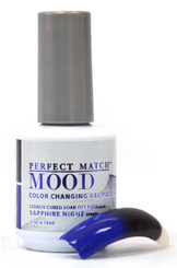 LeChat Perfect Match Gel Polish Mood Color Sapphire Night - .5oz