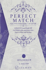 LeChat Perfect Match Gel Polish & Nail Lacquer Plumeria - .5oz