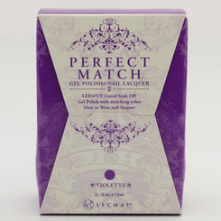 LeChat Perfect Match Gel Polish & Nail Lacquer Violetta - .5oz