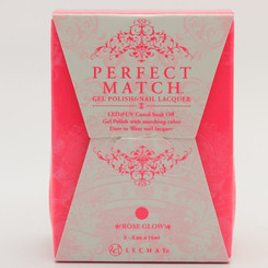 LeChat Perfect Match Gel Polish & Nail Lacquer Rose GLow - .5oz
