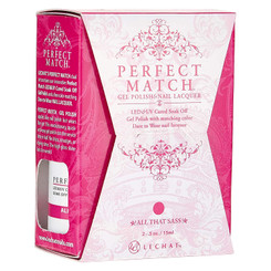 LeChat Perfect Match Gel Polish & Nail Lacquer All That Sass - .5oz