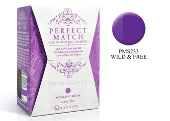 LeChat Perfect Match Gel Polish & Nail Lacquer Wild & Free - .5oz