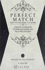 LeChat Perfect Match Gel & Lacquer Night At The Cinema - .5oz