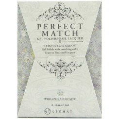 LeChat Perfect Match Gel Polish & Nail Lacquer Brazilian Muse - .5oz