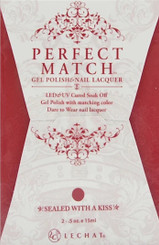 LeChat Perfect Match Gel & Lacquer Sealed with a Kiss - .5oz