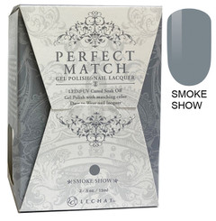LeChat Perfect Match Gel Polish & Nail Lacquer Smoke Show - .5oz