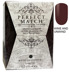 LeChat Perfect Match Gel Polish & Nail Lacquer Wine And Unwind - .5oz