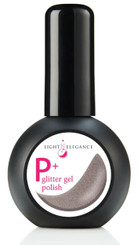 Light Elegance P+ Glitter Gel Polish Smokin’ Gun - 15 ml