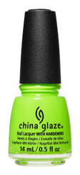 China Glaze Nail Polish Lacquer Frozen In Lime - .5oz