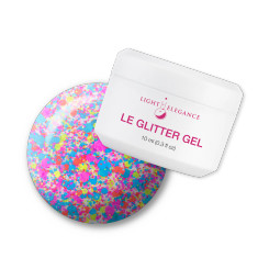 Light Elegance UV/LED Glitter Gel Sangria - 10 ml