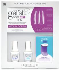 Gelish Soft Gel Medium Coffin Pro Kit - 550 ct