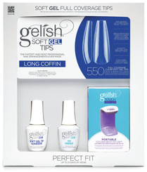 Gelish Soft Gel Long Coffin Pro Kit - 550 ct