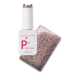 Light Elegance P+ Glitter Gel Polish Hot and Cold - 10 ml