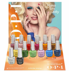 OPI Infinite Shine Make 'Em Jelly Summer 2025 Collection - 14PC Vac Tray Display