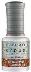 LeChat Perfect Match Sky Dust Glitter Gel Polish Copper Comet - 5 oz