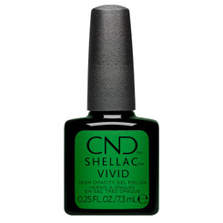 CND SHELLAC VIVID Shamrock Green - 0.25 fl. oz. / 7.3mL
