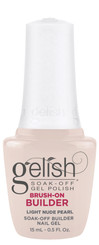 Gelish HEMA-Free Brush-On Builder Light Nude Pearl - 15 mL / .5 fl oz