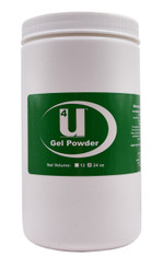 U4 Crystal Clear Gel Nail Powder - 24 oz