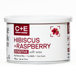 Clean + Easy Hibiscus + Raspberry Sensitive Soft Wax - 14 oz