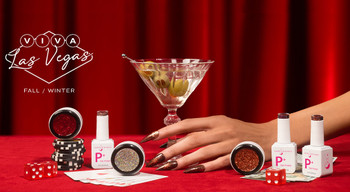 Light Elegance P+ Glitter Gel Polish Viva Las Vegas Fall/Winter 2026 Collection.