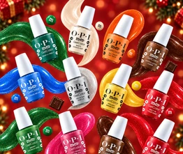 OPI Sweeten Your Mani x m&m Holiday 2026 Collection 