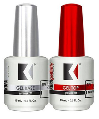 Kupa GelFinity Gel Base & Topcoat DUO Pack