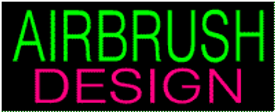 Neon Sign - Airbrush Design