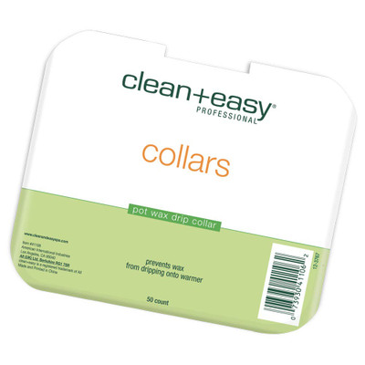 Clean + Easy Deluxe Pot Wax Collars - 50pk