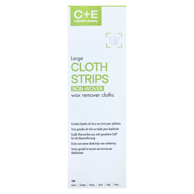 Clean + Easy Non-Woven Large Strips - 100pk